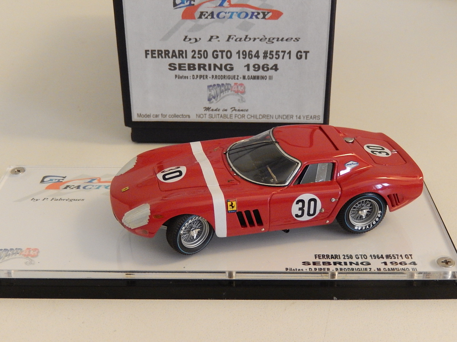 Fabregues : Ferrari 250 GTO 64 #5571GT Sebring 1964  --> SOLD